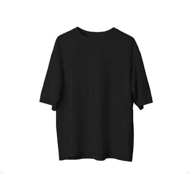 Quiet Is a Style Siyah Oversize Tişört
