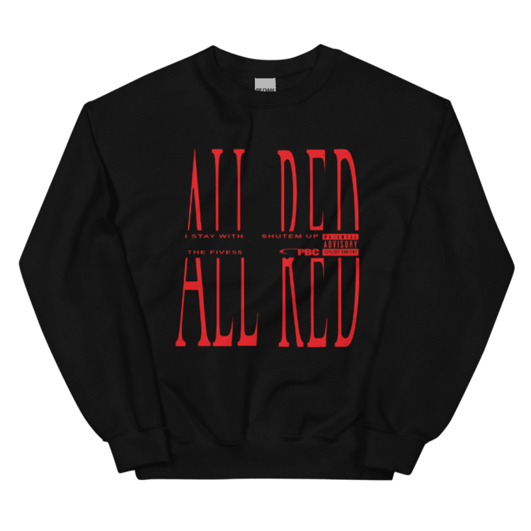 Gildan 18500 Sweatshirt Playboi Carti All Red