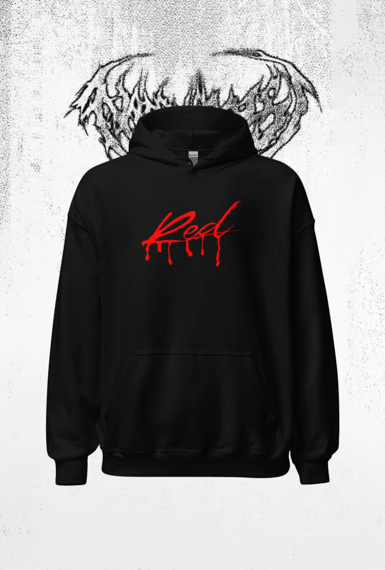 Gildan 18500 Kapüşonlu Sweatshirt Playboi Carti - RED