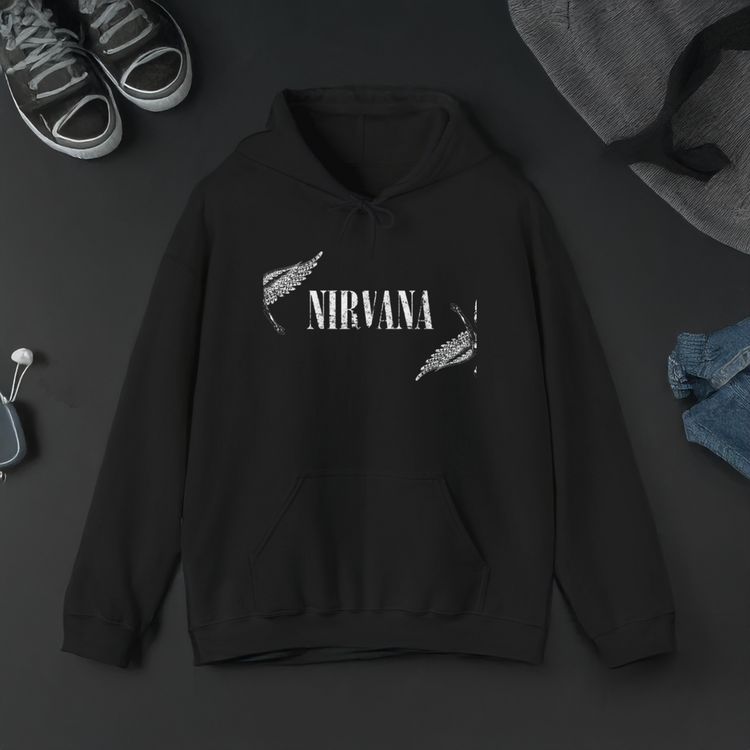 Gildan 18500 Kapüşonlu Sweatshirt Nirvana