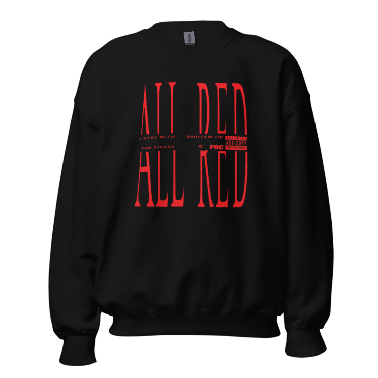 Gildan 18500 Sweatshirt Playboi Carti All Red