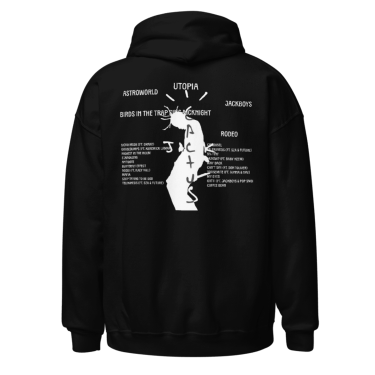 Gildan 18500 Kapüşonlu Sweatshirt Travis Scott