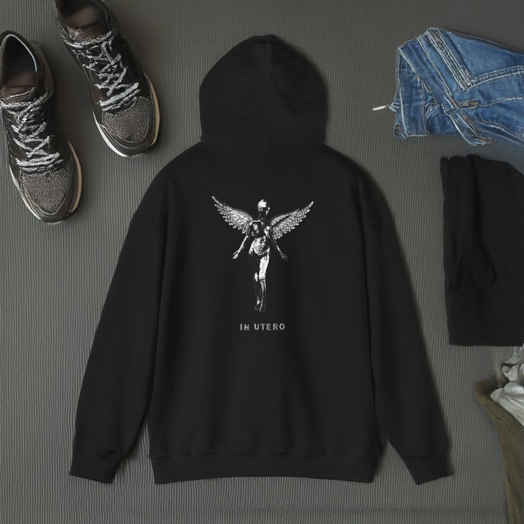 Gildan 18500 Kapüşonlu Sweatshirt Nirvana
