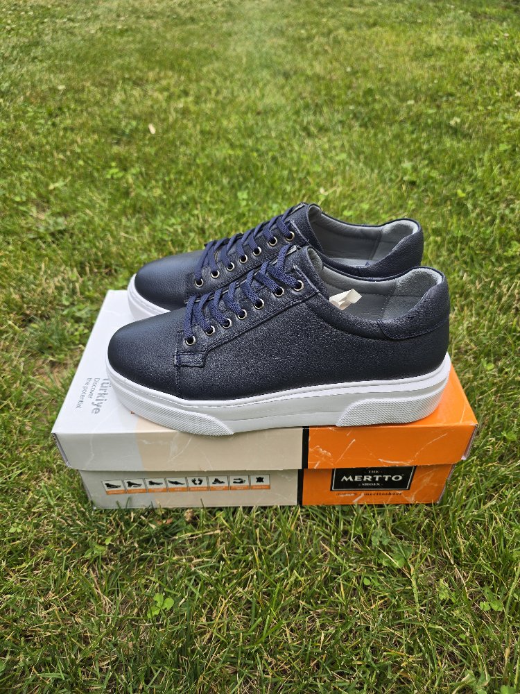 ERKEK HAKİKİ DERİ SNEAKERS AYAKKABI 
