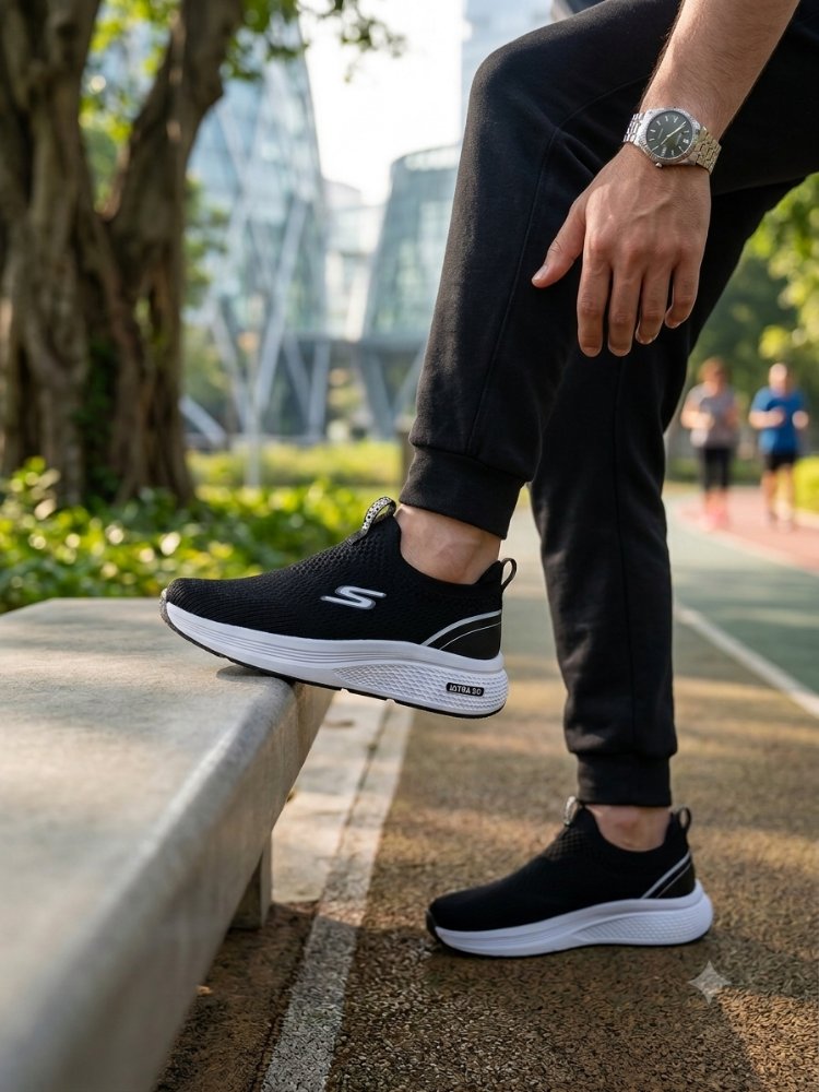 SKECHERS ERKEK TRİKO KUMAŞ İTHAL SPOR AYAKKABI 