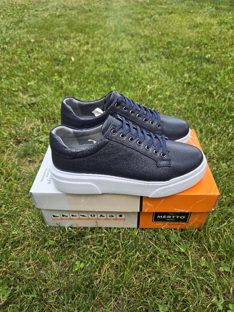 ERKEK HAKİKİ DERİ SNEAKERS AYAKKABI 