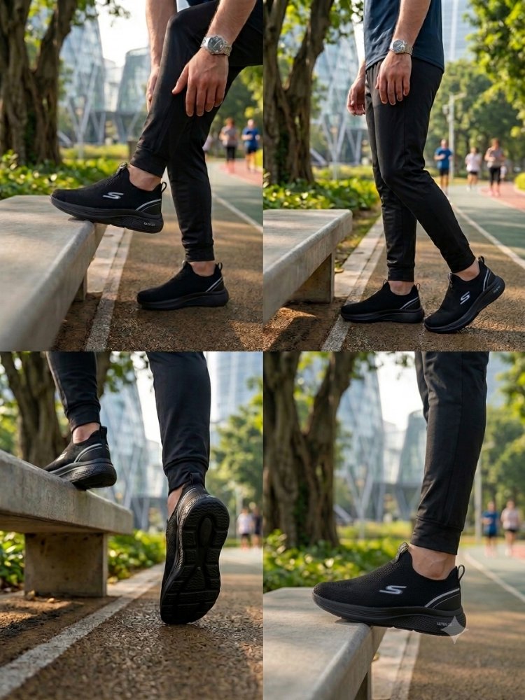 SKECHERS İTHAL TABAN TRİKO KUMAŞ SPOR AYAKKABI