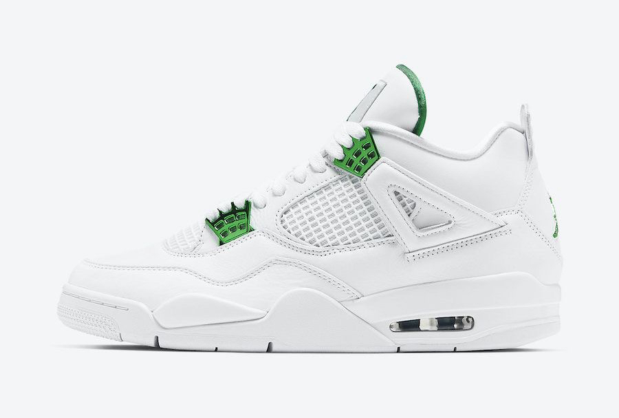 Jordon 4 Retro Metalic Green