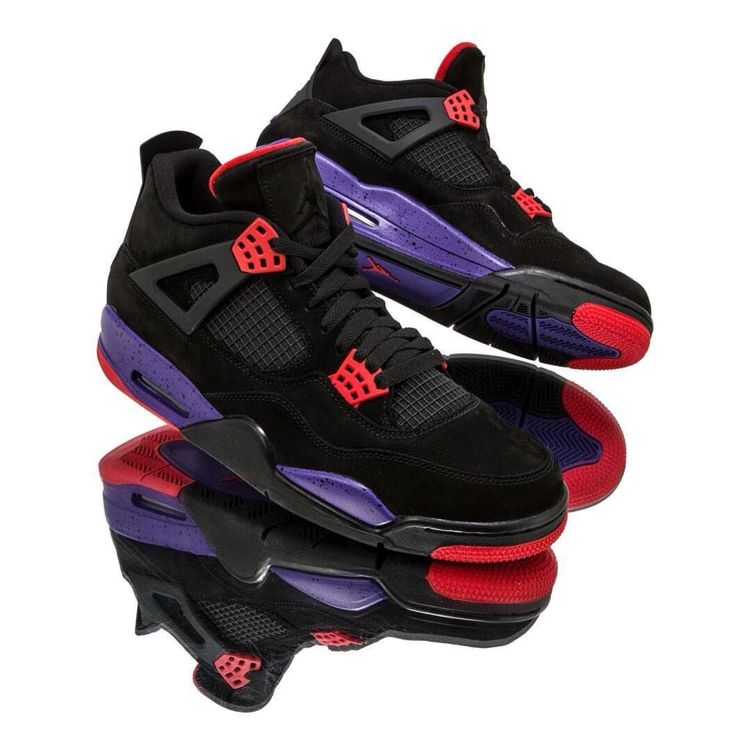 Jordon 4 Retro Black-Purple
