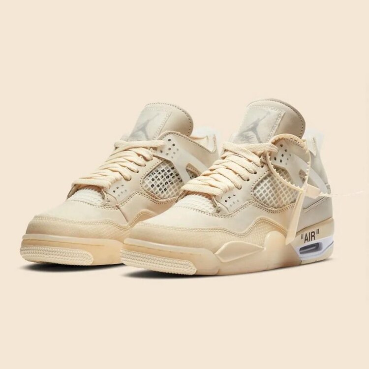 Air jordon 4 Retro OFF WHİTE SALL