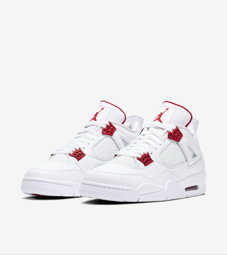 Jordon 4 Retro Metalic Red