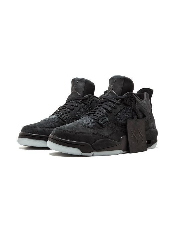 Nike Air Jordon 4 xKaws Black