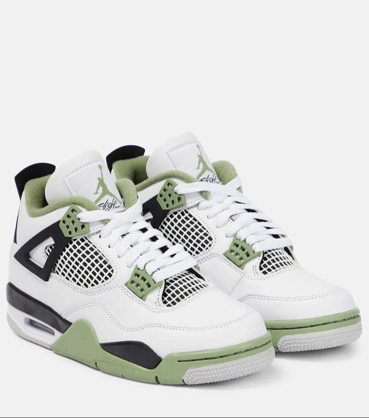 Jordon 4 Retro white-Green