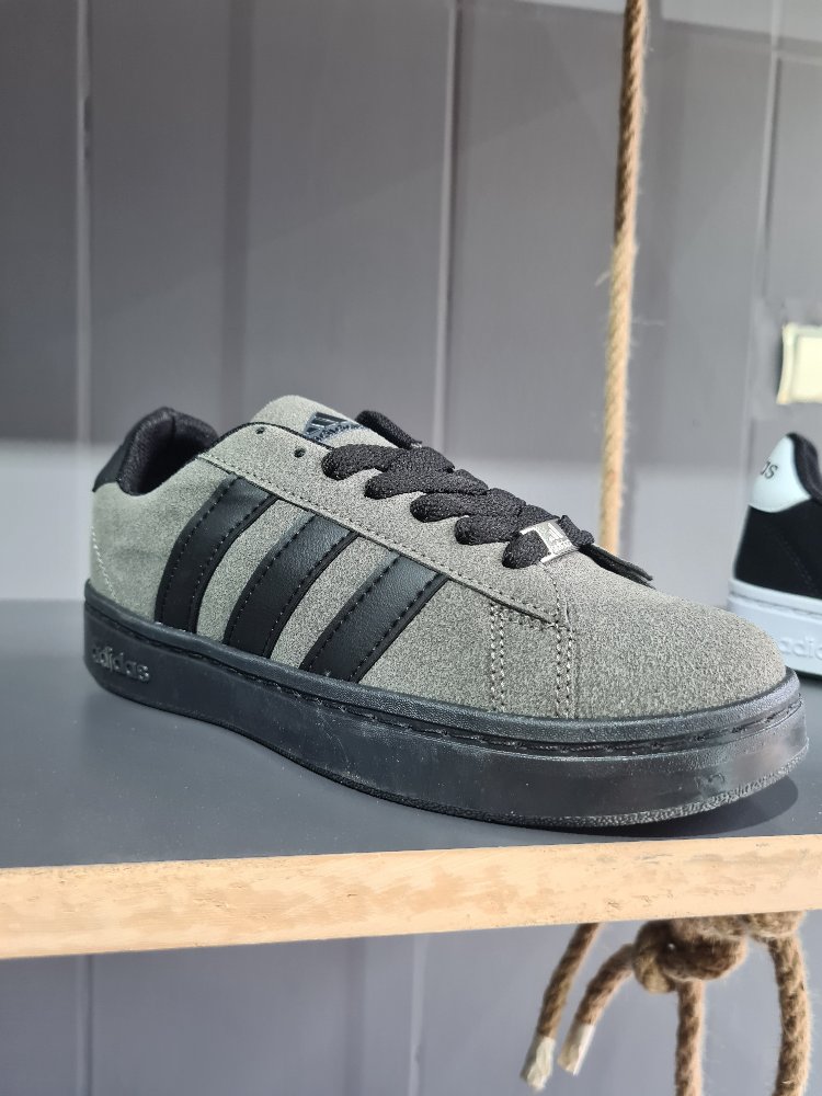 ADIDAS CAMPUS SUET GRİ SİYAH KADIN