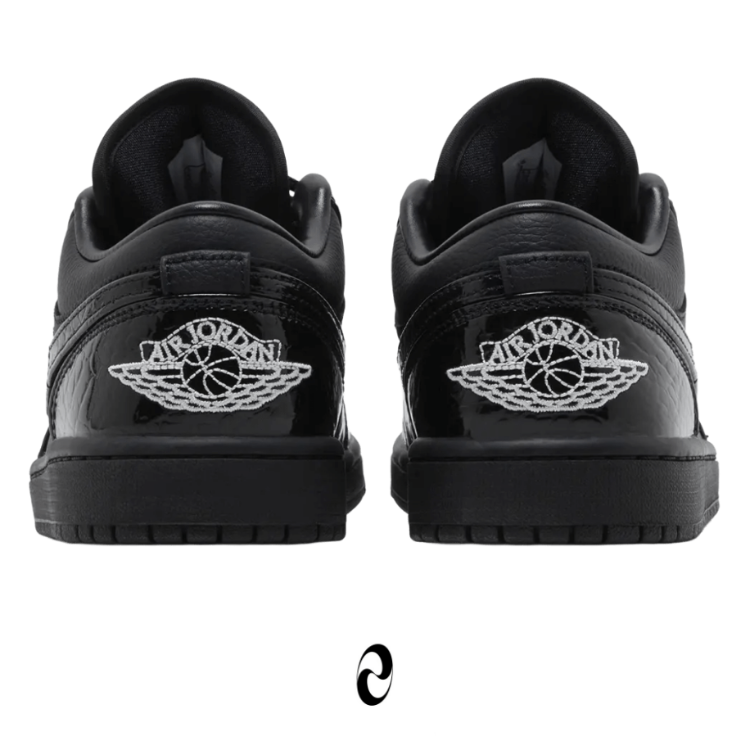 Wmns Air Jordan 1 Low SE 'Black Croc'