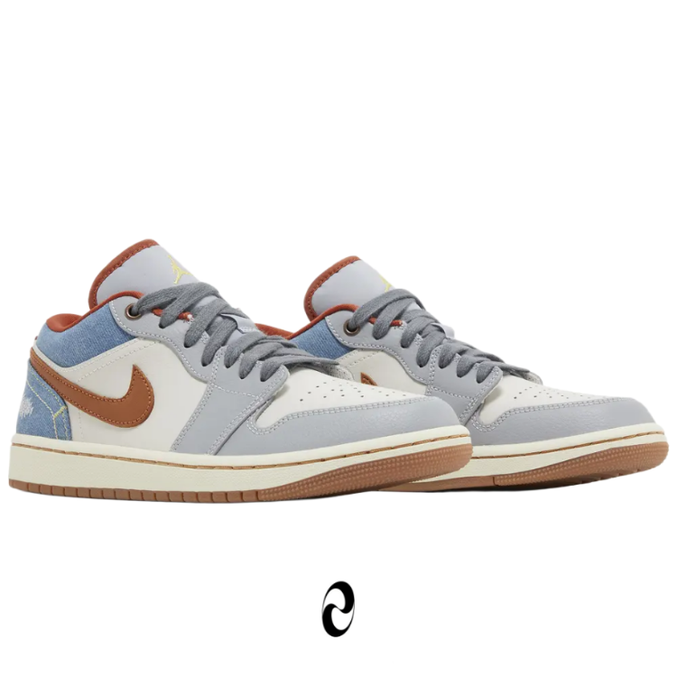 Wmns Air Jordan 1 Low 'Phantom Denim'