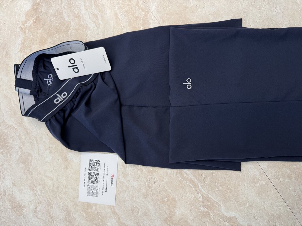 Alo Yoga Pantolon Lacivert Suit Up Trouser (Regular)