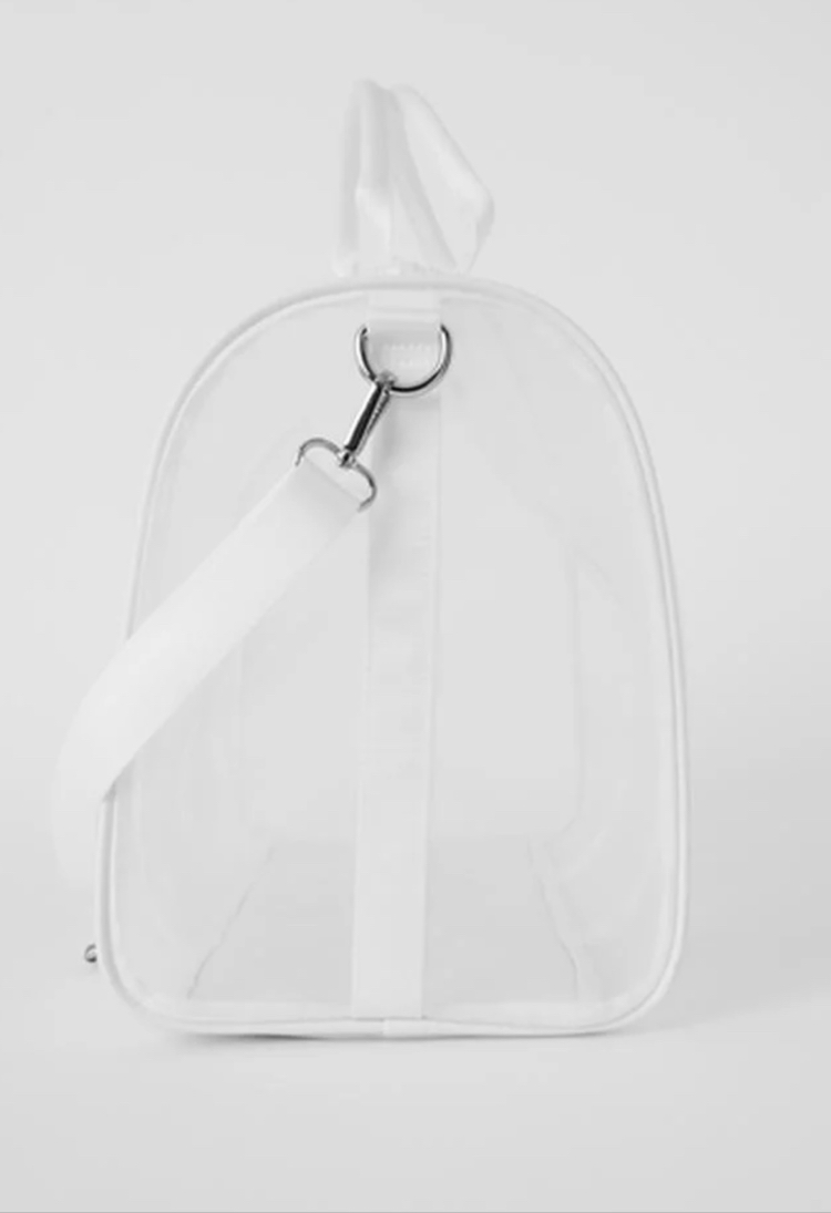 Alo Yoga Çanta Beyaz Big Sheer Duffle Bag White (Premium)