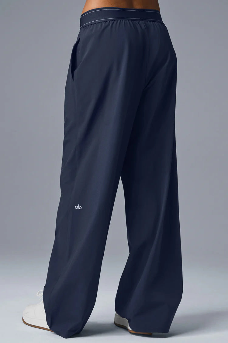 Alo Yoga Pantolon Lacivert Suit Up Trouser (Regular)