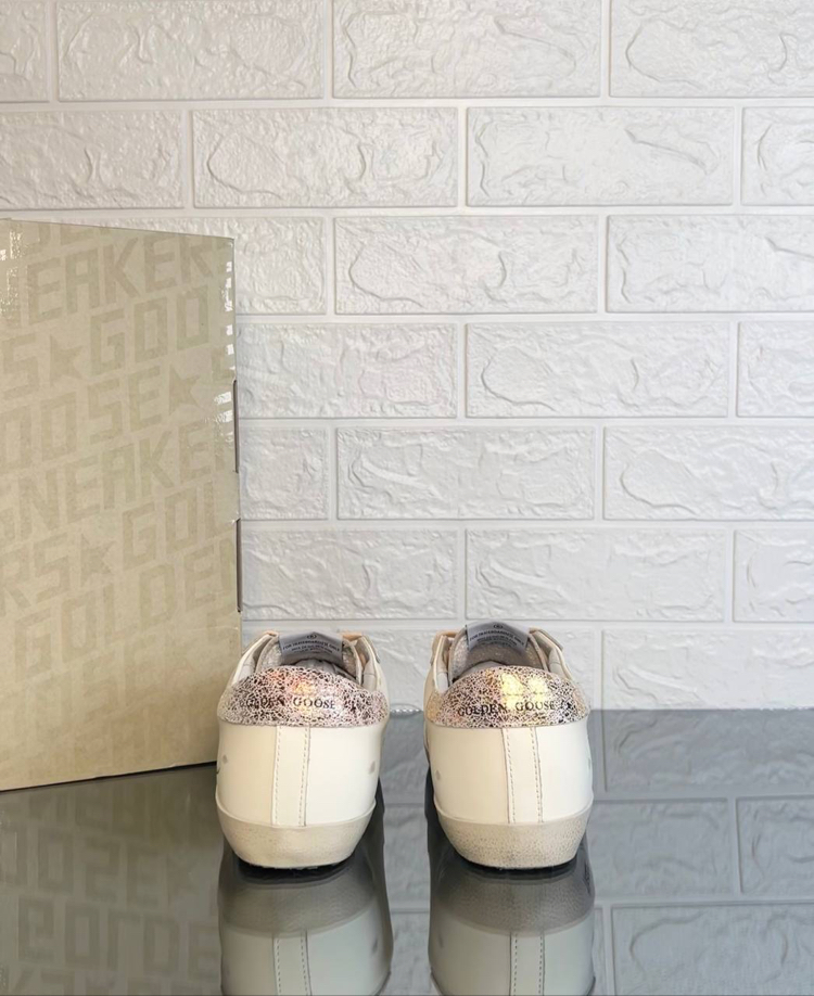 Golden Goose Kadın Krem Pembe Sneaker (İthal)