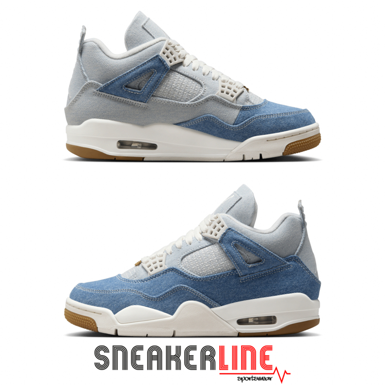 Nike Air Jordan Retro 4 Worn Blue