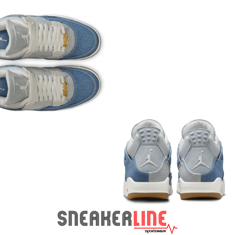 Nike Air Jordan Retro 4 Worn Blue