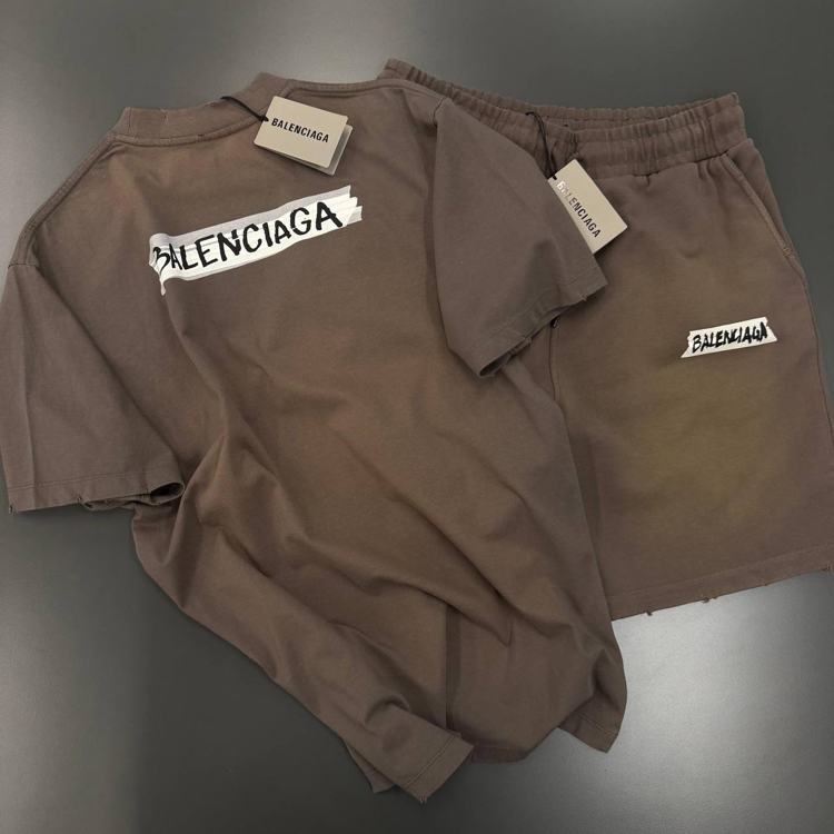 Balenciaga Erkek Şortlu Takım (İthal)