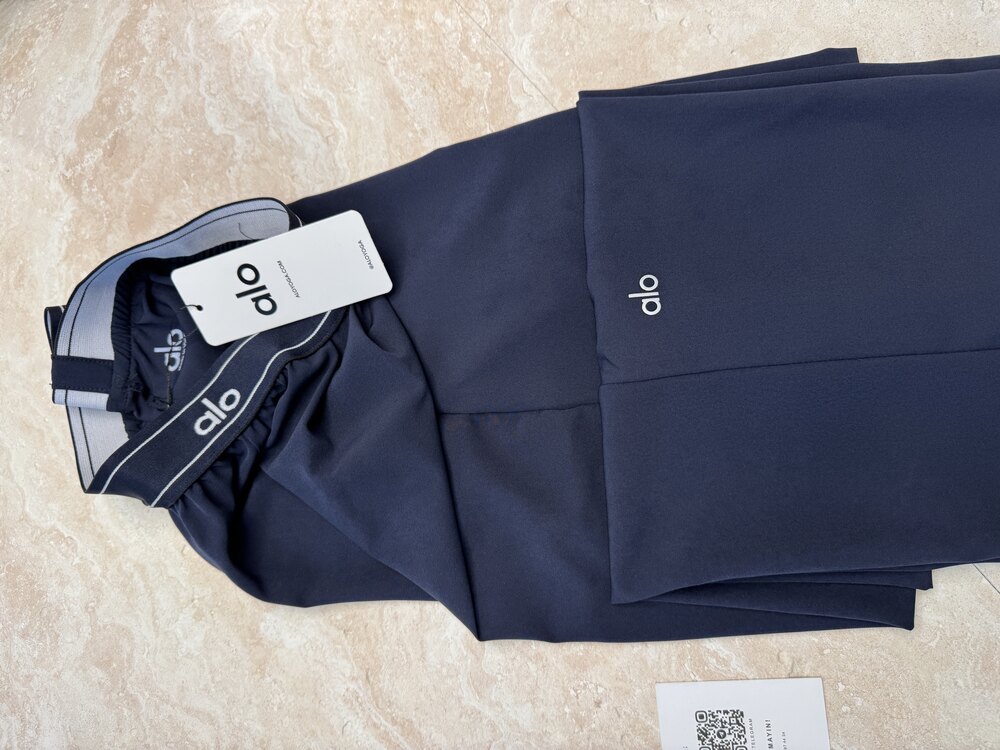 Alo Yoga Pantolon Lacivert Suit Up Trouser (Regular)