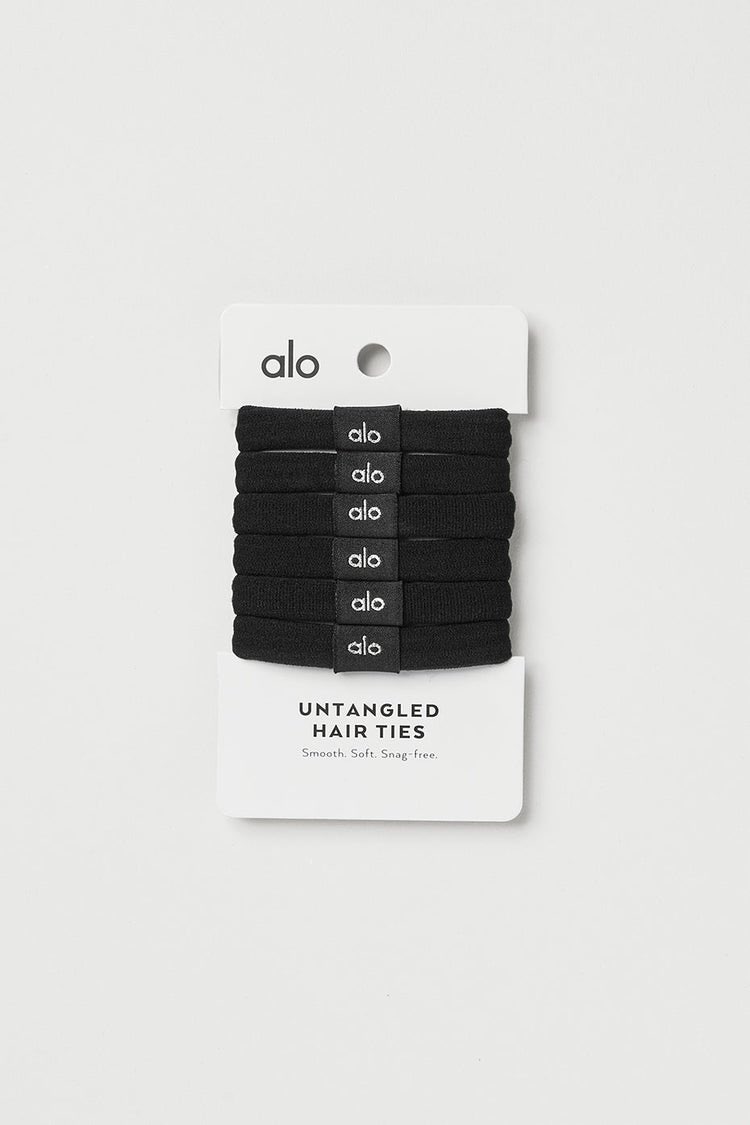 Alo Yoga Toka Lastikli Siyah 6’lı Paket