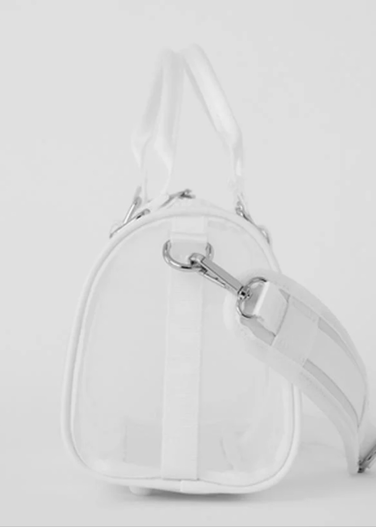 Alo Yoga Çanta Beyaz Big Sheer Duffle Bag White (Premium)
