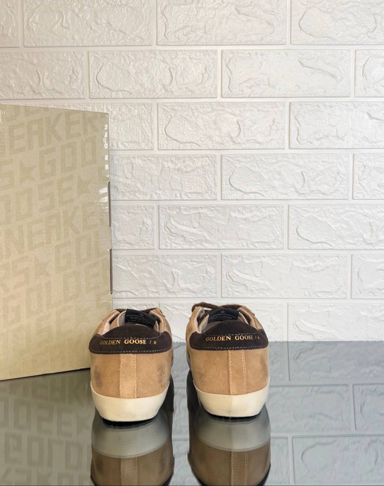 Golden Goose Kadın Bej Kahverengi Sneaker (İthal)