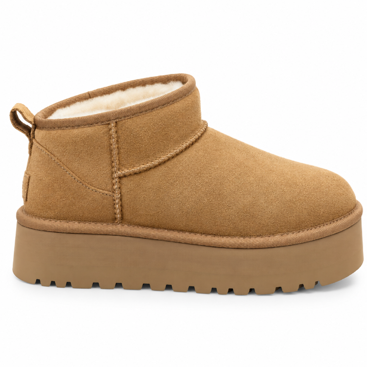 UGG Classic Ultra Mini Platform Chestnut | Kadın Bot