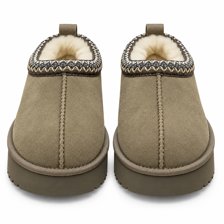 UGG Tasman Platform Burnt Olive | Kadın Terlik