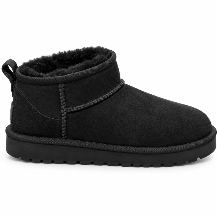 UGG Classic Ultra Mini Black | Kadın Bot