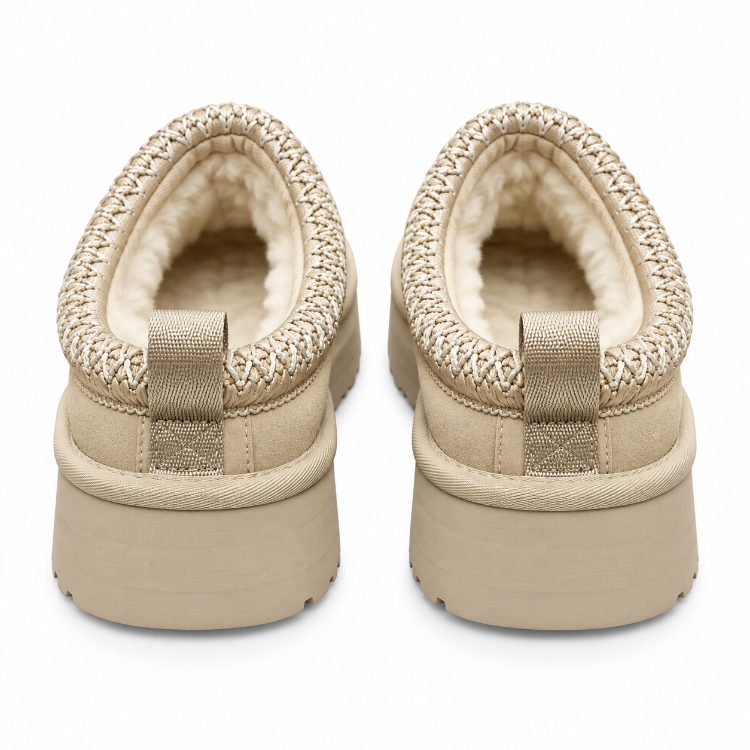 UGG Tazz Platform Beige | Kadın Terlik