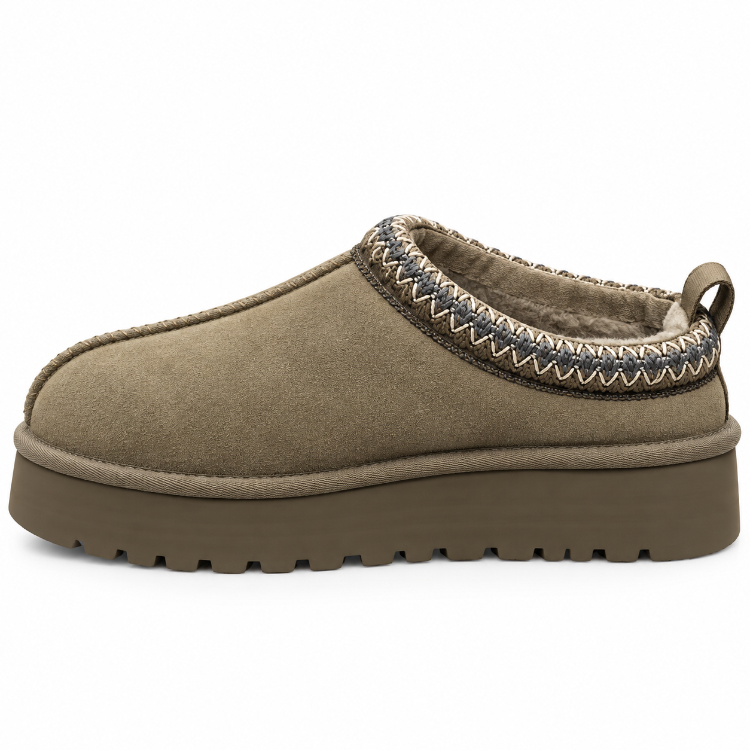 UGG Tasman Platform Burnt Olive | Kadın Terlik