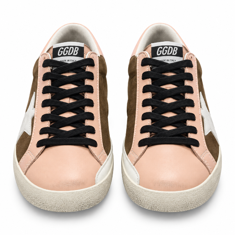 Golden Goose Super-Star LTD Edition | Erkek Sneaker – Kahverengi / Pembe