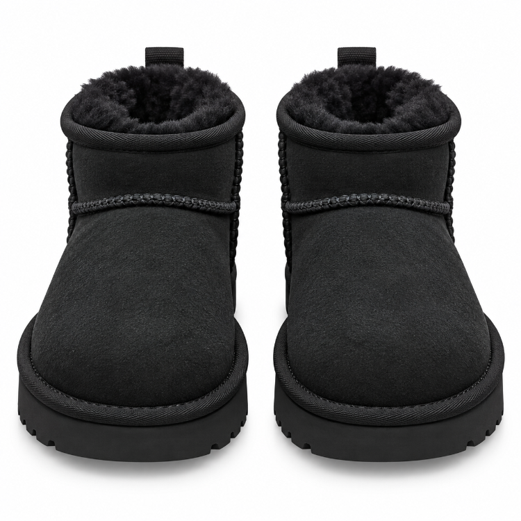 UGG Classic Ultra Mini Black | Kadın Bot