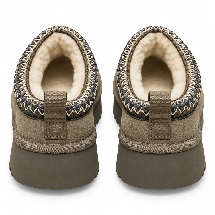 UGG Tasman Platform Burnt Olive | Kadın Terlik