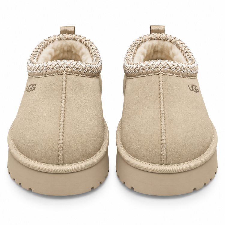 UGG Tazz Platform Beige | Kadın Terlik