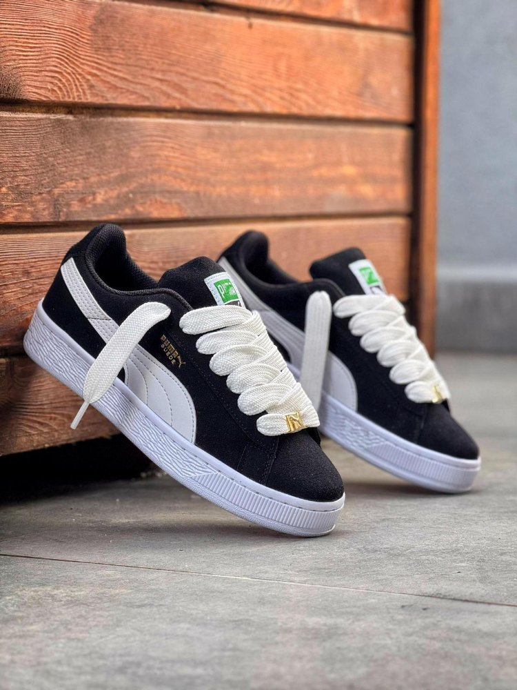 Puma Siyah Beyaz Süet Sneaker – Klasik & Güçlü Duruş 36-40
