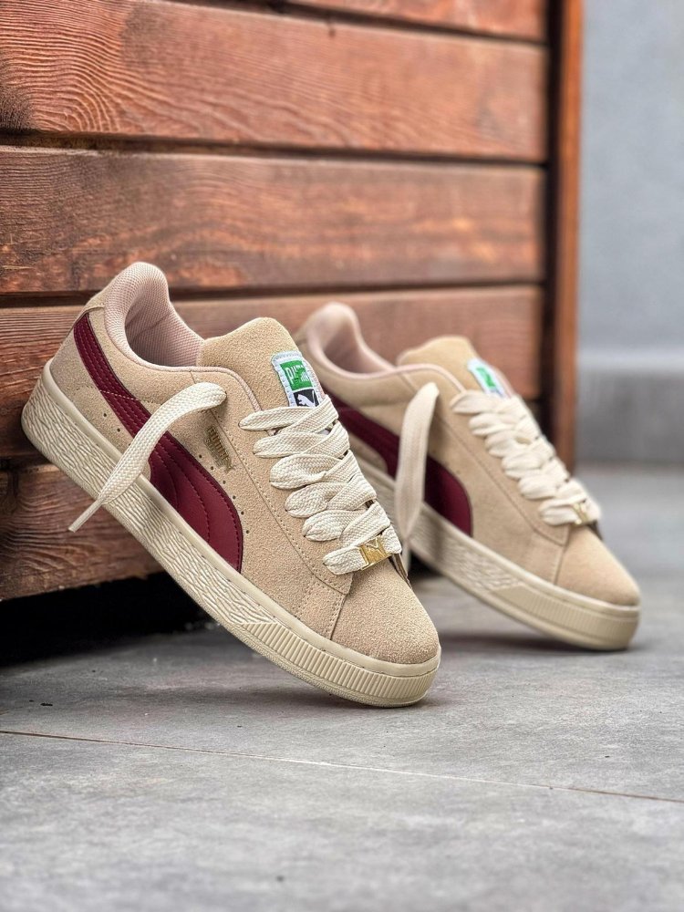 Puma Suede Classic Bej- Bordo