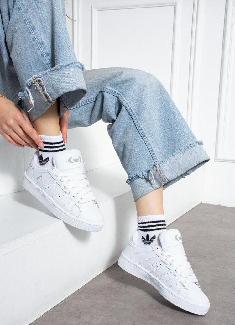  Unisex Campus Günlük Sneaker – Beyaz