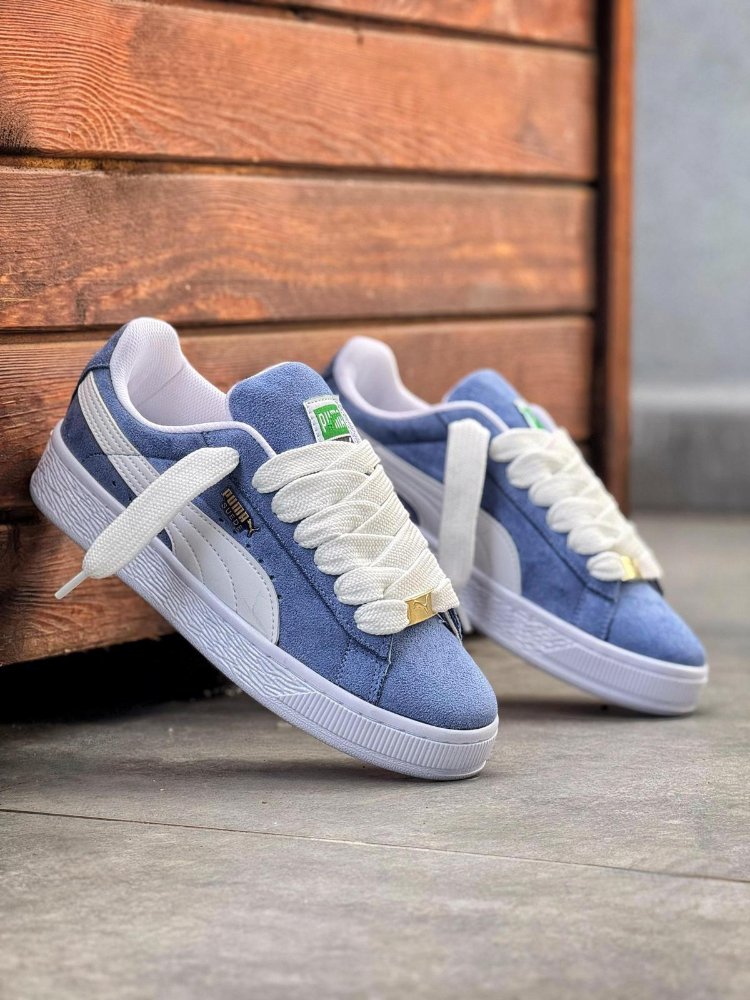  Puma Mavi Süet Günlük Sneaker – Dinamik & Modern 36-40