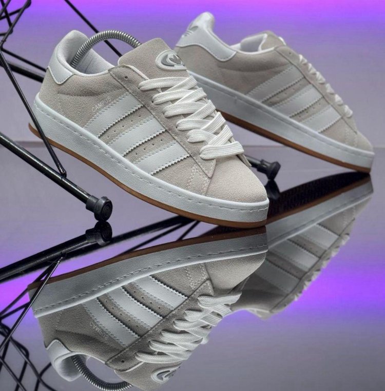 Unisex Campus Günlük Sneaker – Bej Beyaz