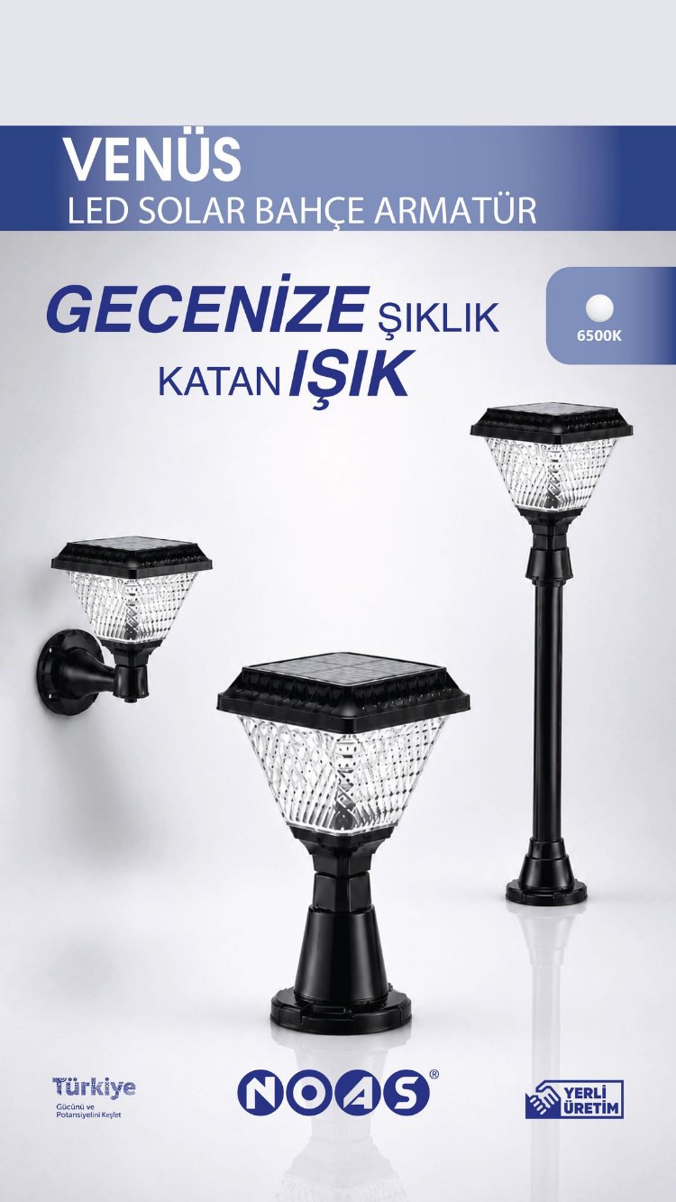Solar duvar lambası