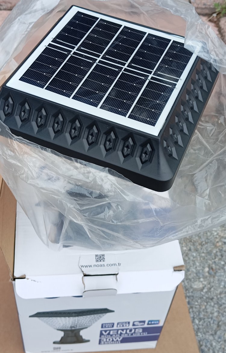 ☀Solar set üstü bahçe armatürü