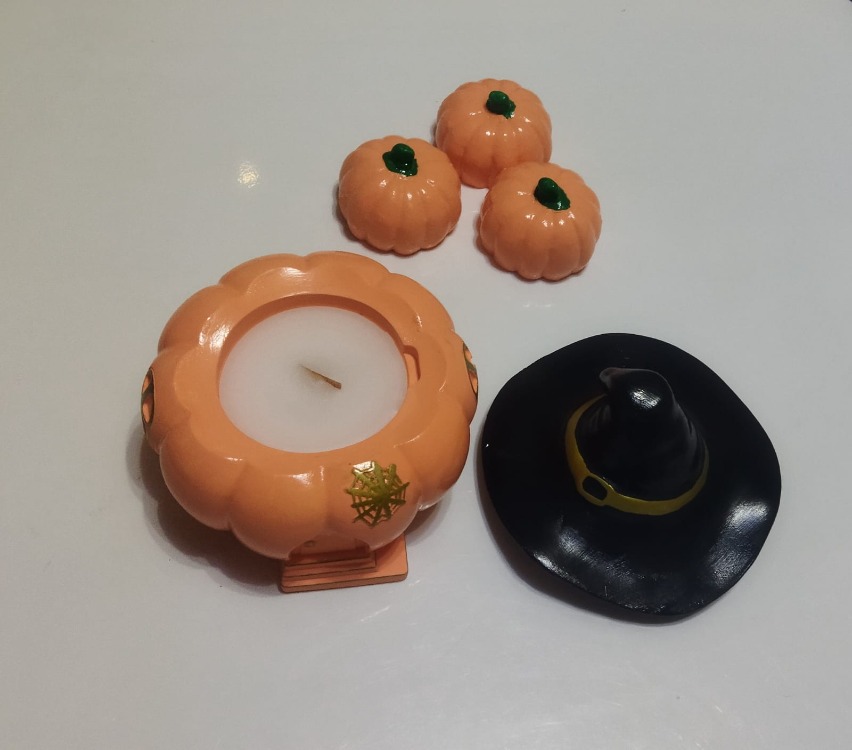 El Yapımı Cadı Şapkalı Kabak Mum – Halloween Özel 