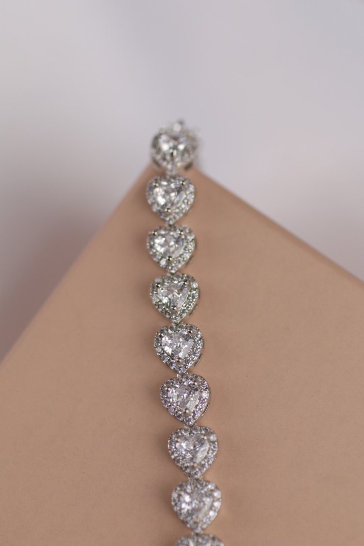 Zirkon Taşlı Silver Bileklik