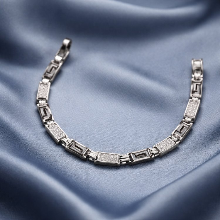 Zirkon Taşlı Silver Bileklik